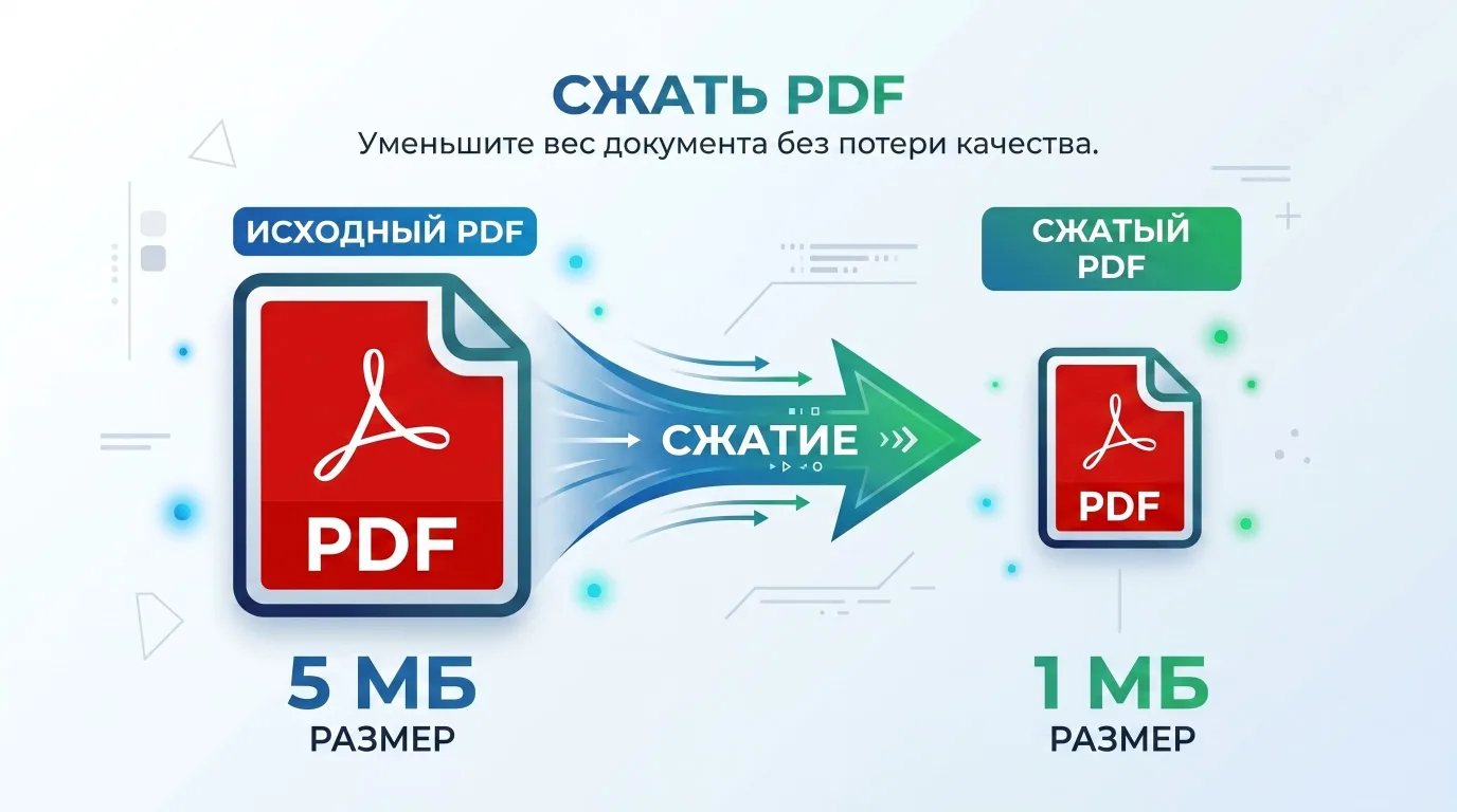 Сжать PDF