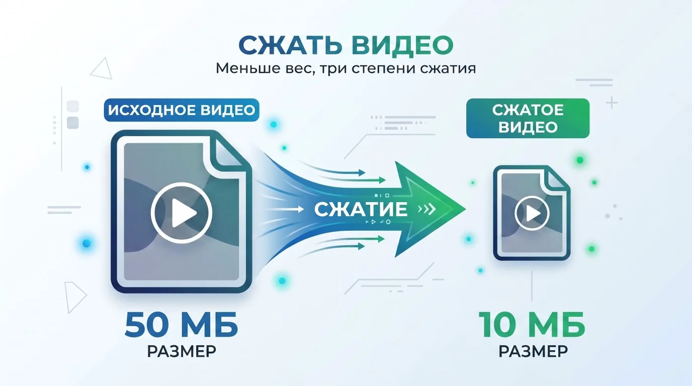 Сжать видео
