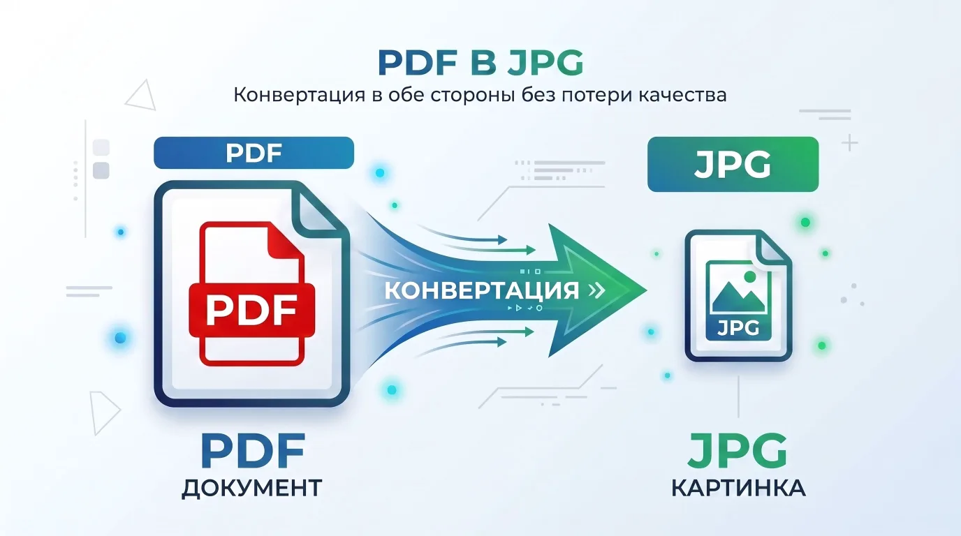 JPG в PDF и PDF в JPG