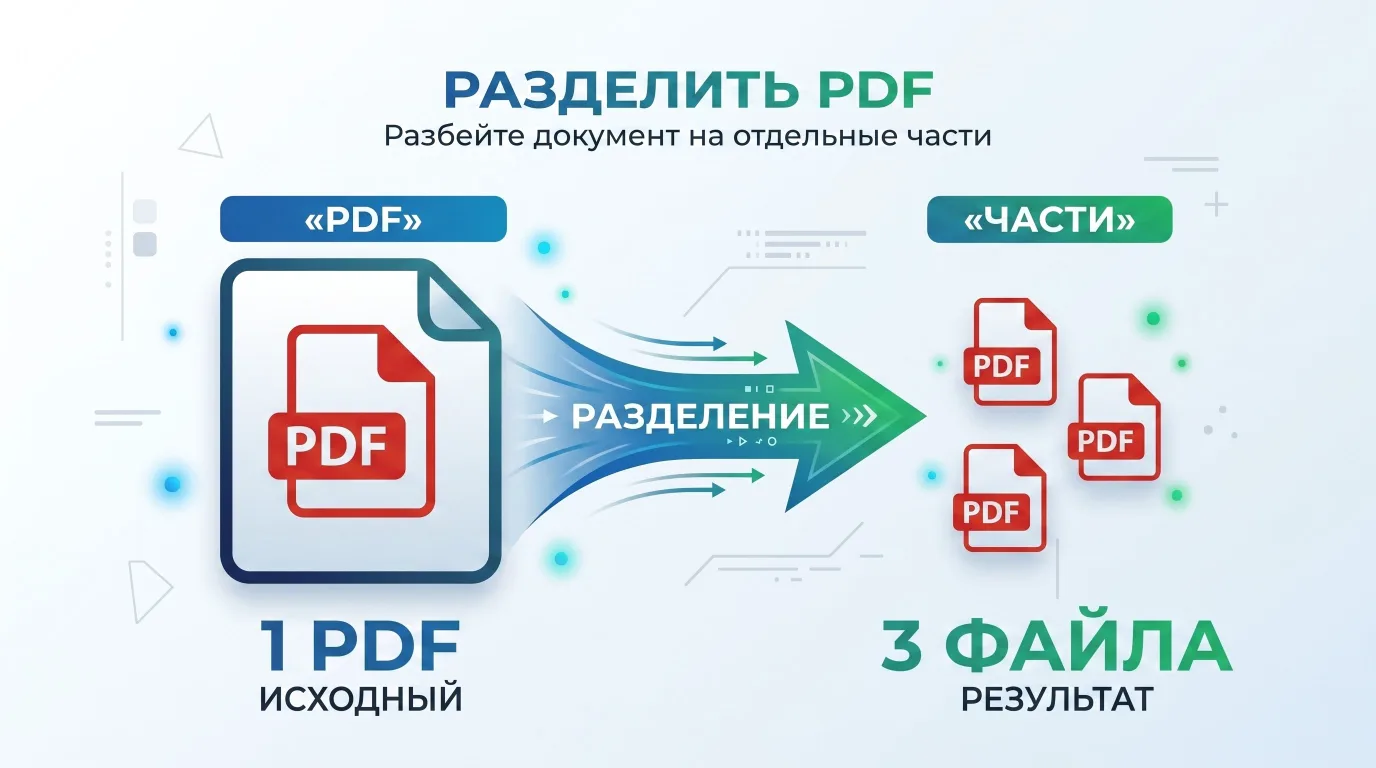 Разделить PDF